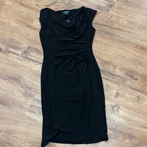 Ralph Lauren Black Midi Dress